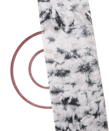 black tie dye print uppada silk fabric